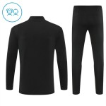 Kinder Manchester City Training Sweatshirts Viertelreißverschluss 2025-26 Schwarze